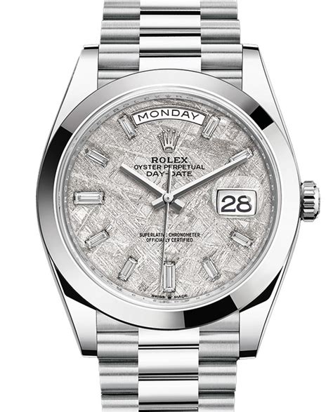 rolex day date 40 full diamond|rolex day date 40 models.